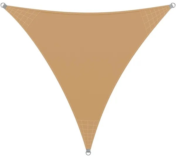 Tieniaca plachta celta trojuholník 5x5x5m 220g/m piesková
