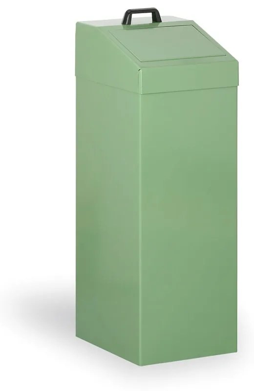 Kovona Kovový odpadkový kôš na triedený odpad, 100 l, zelený