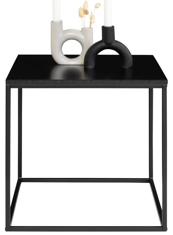 Čierny odkladací stolík House Nordic Vita, 45 x 45 cm