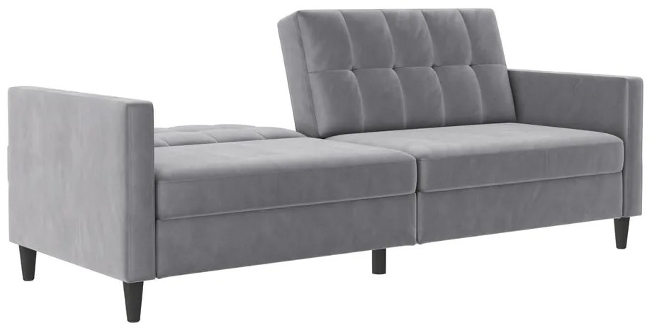 Svetlosivá zamatová pohovka 203 cm Hartford – Støraa