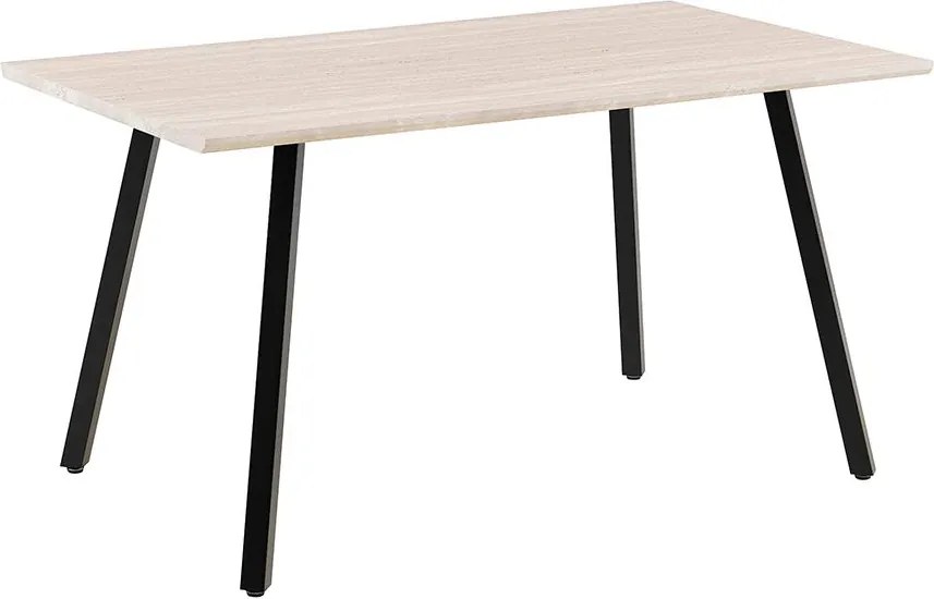 Jedálenský set 6x stolička + stôl Catini LANDON béžová/sivá