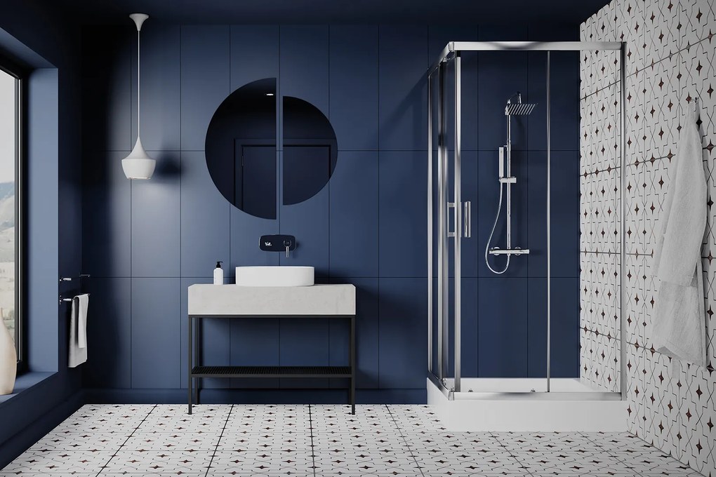 Laveo Desna, sprchová vanička 80x80x16 cm, biela, LAV-JBD_686K