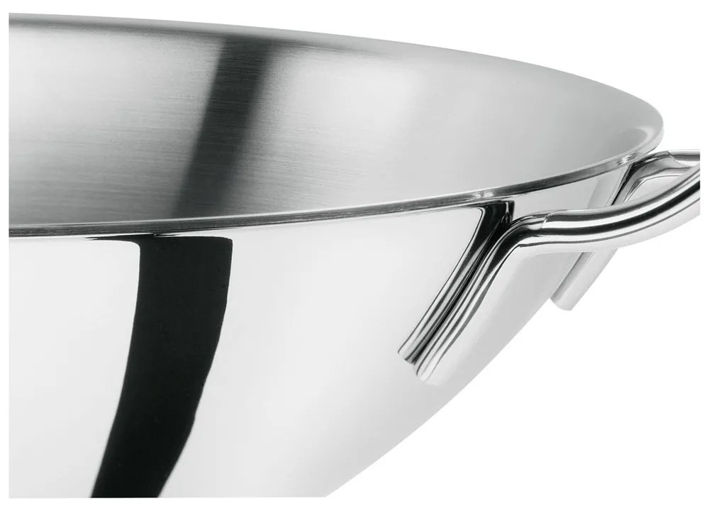 Zwilling Panvica Wok 32 cm nerezová s pokrievkou