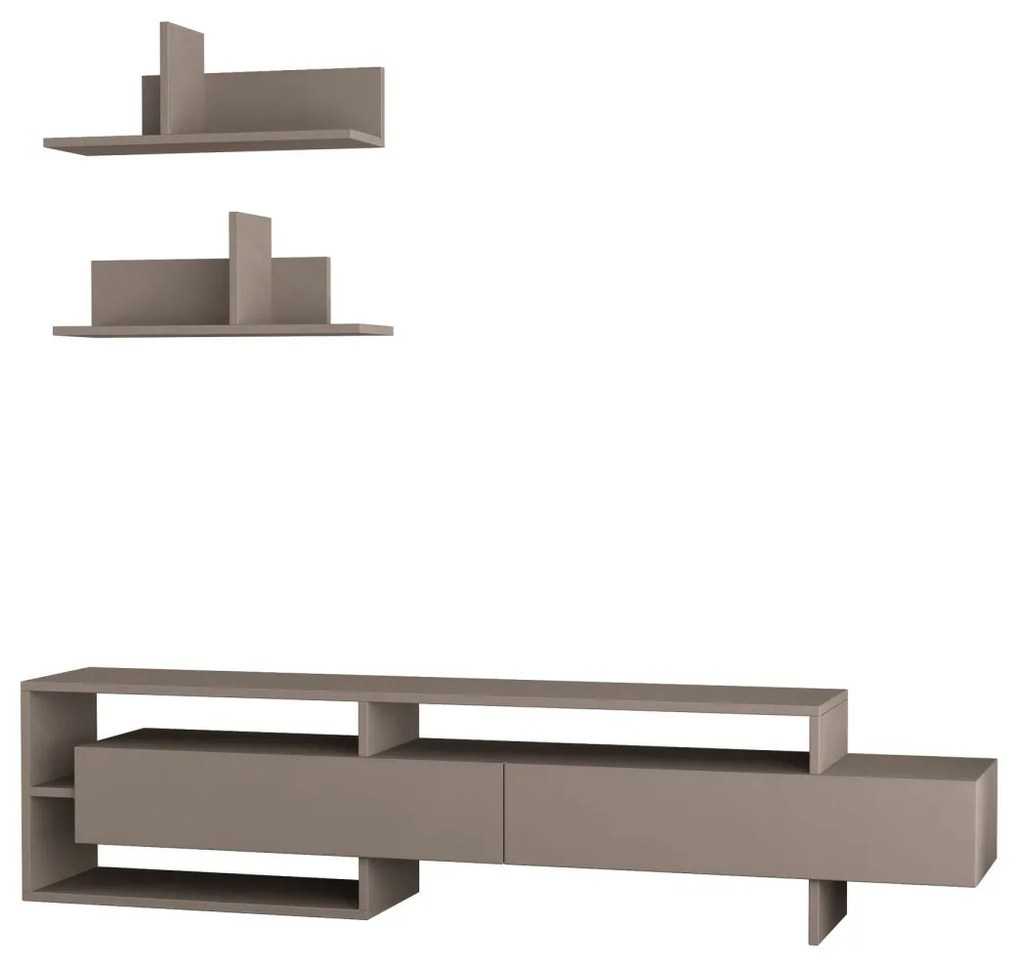 Obývacia stena GARA 180 cm svetlá mocha