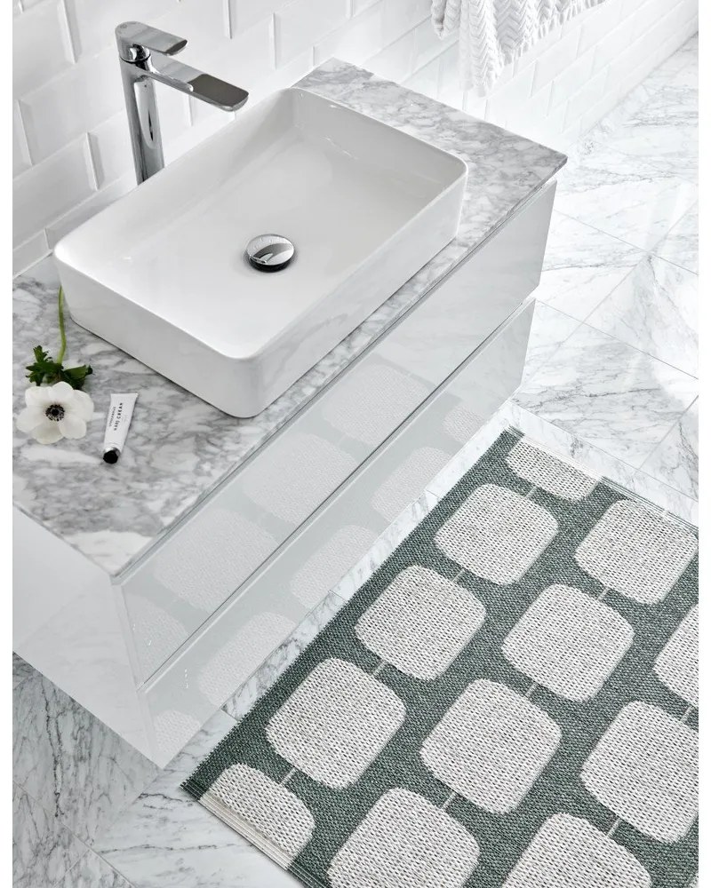 Zeleno-krémový vnútorný a vonkajší behúň 70x200 cm Sten Army – Pappelina