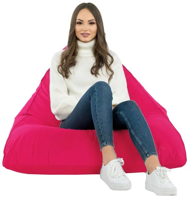 Sedací vak Bermudy SAKO ružová plyš