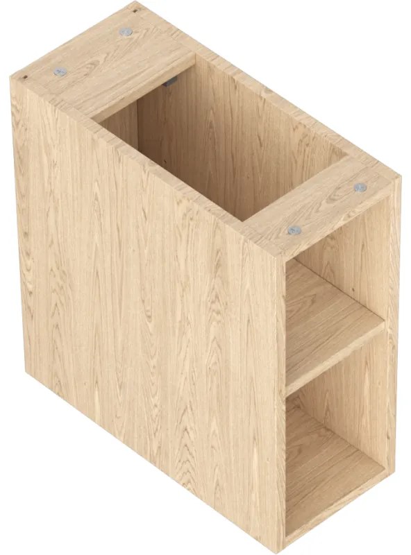 Mexen Box-A, otvorená skrinka s policou 20 cm, dub, 91AX2-0200-470-0-81