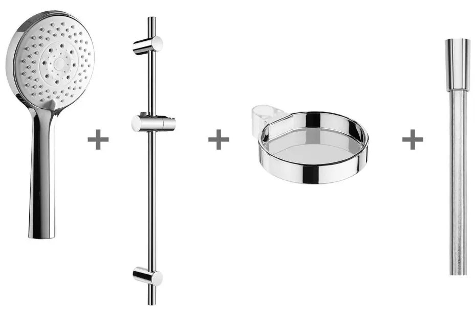 JIKA H3651X00044721 - Sprchová súprava CUBITO lesklý chróm