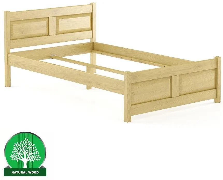 Posteľ buková LK109–120x200 cm prírodná