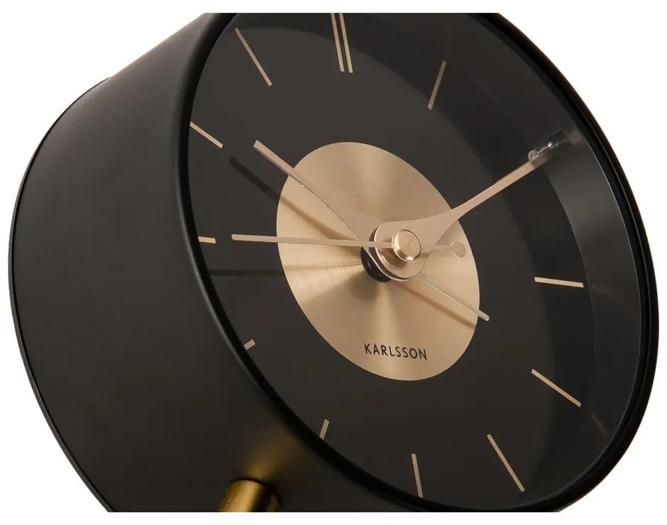 Budík ø 11 cm Gold Disc – Karlsson