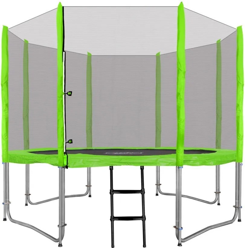 Ramiz SkyRamiz 305cm 10FT záhradná trampolína pre deti Zelená + príslušenstvo