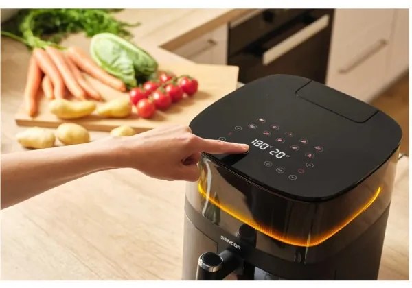 Sencor - Horkovzdušná fritéza 5 l, 1500 W, 230 V