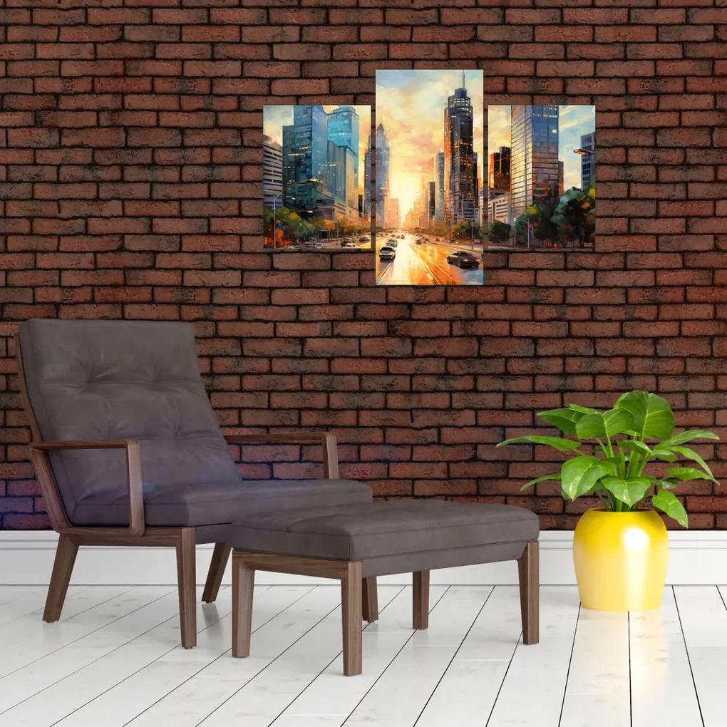 Obraz - Maľba mesta (90x60 cm)
