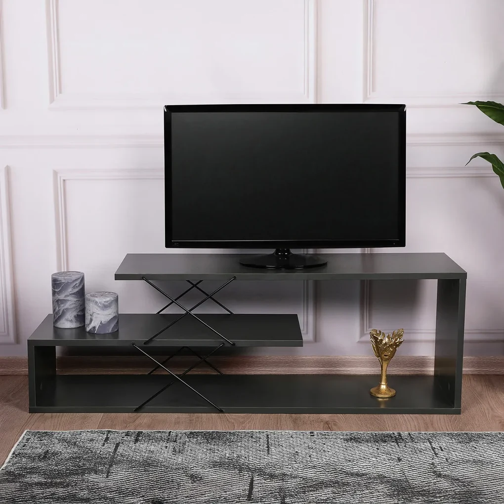 TV stolík Zigzag Anthracite