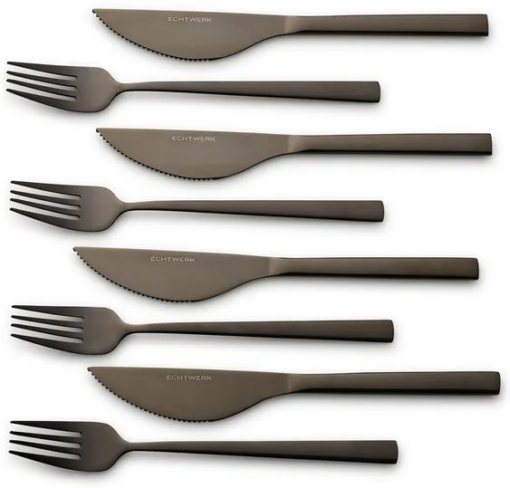 Echtwerk Príbor na pizzu Bari (čierna, 8-dielna súprava)  (100338118)