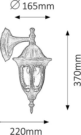 Rabalux 8371 nástenné svietidlo Milano