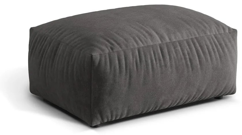 Sivá zamatová modulárna podnožka Martina – Micadoni