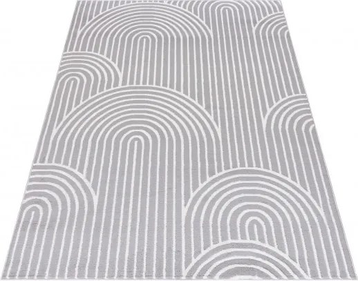 Koberec ELLEN NG81A sivý / biely