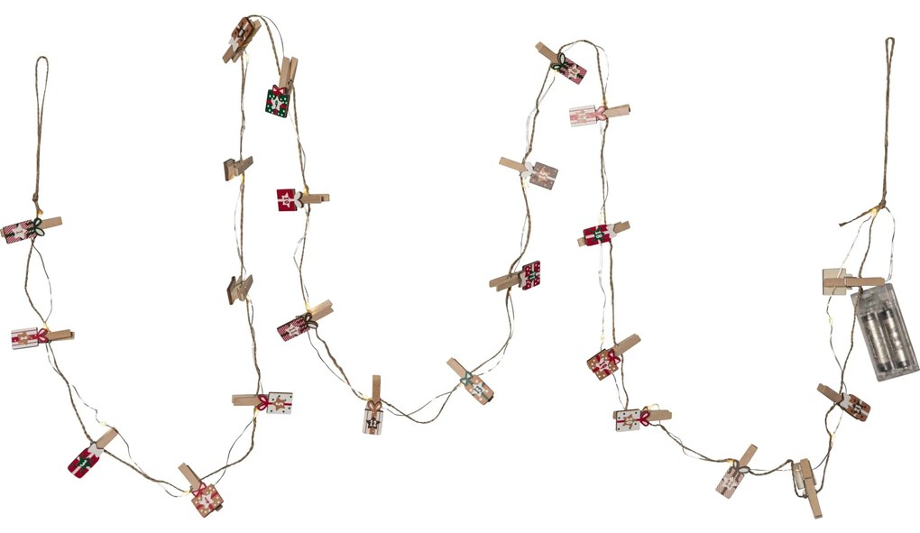 STAR TRADING Adventný kalendár / Svetelná reťaz Clippy Advent 240 cm