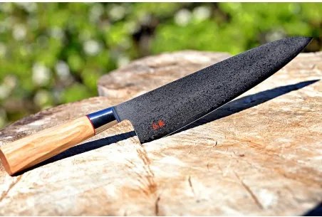 nůž Gyuto / Chef 240 mm Suncraft Senzo Twisted Octagon Damascus