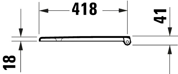 Duravit 28210000 - WC sedátko D-CODE 37,4x43,3 cm biela