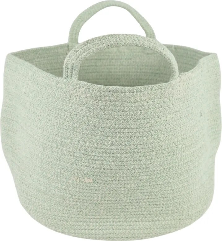 Úložný kôš s úchytmi COTTON HAVEN 35x35 cm - viac farieb Farba: Zelená