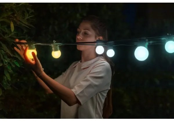 Twinkly TWF020GOP-BEU - LED Vonkajšia dekoratívna reťaz 20xLED 14m IP44 Wi-Fi