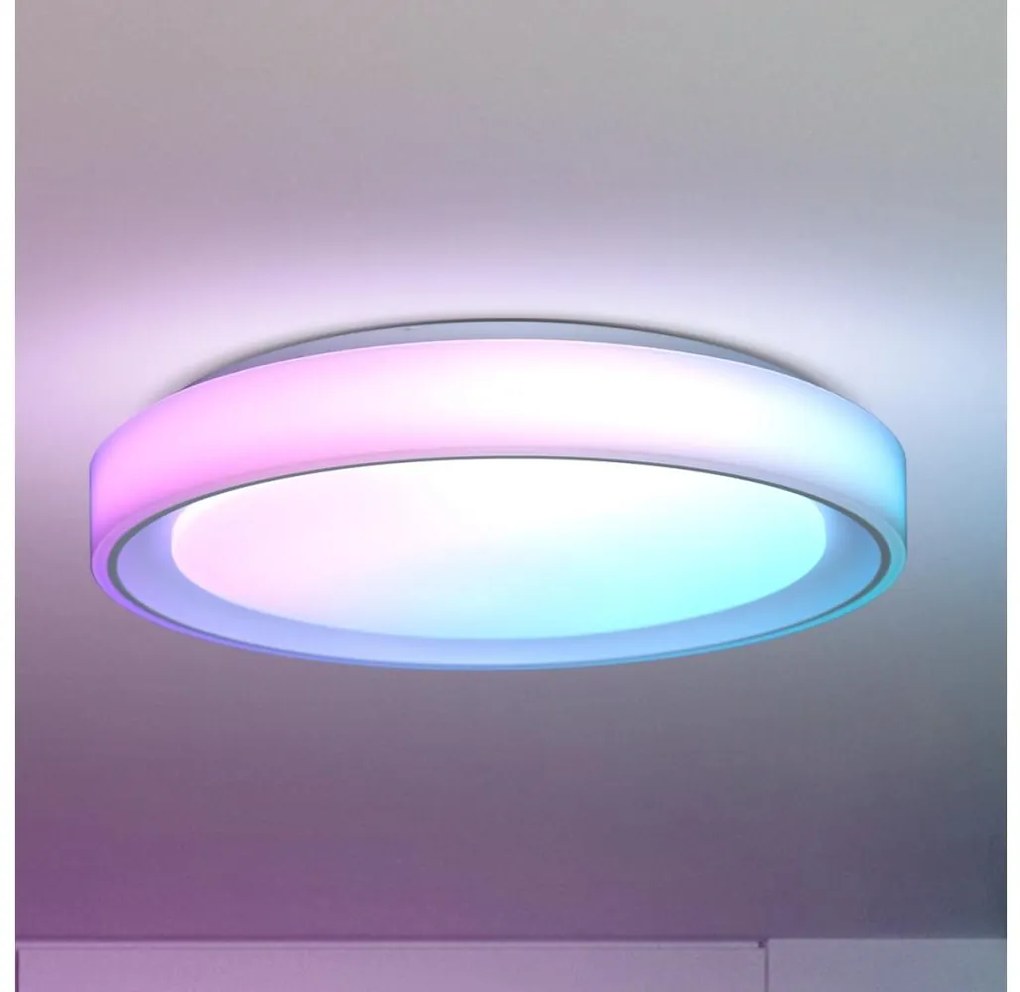 Brilagi-LED RGB Stmievateľné svietidlo FLOCO LED/30W/230V Wi-Fi Tuya + LED/6W + DO WO800-OEM19