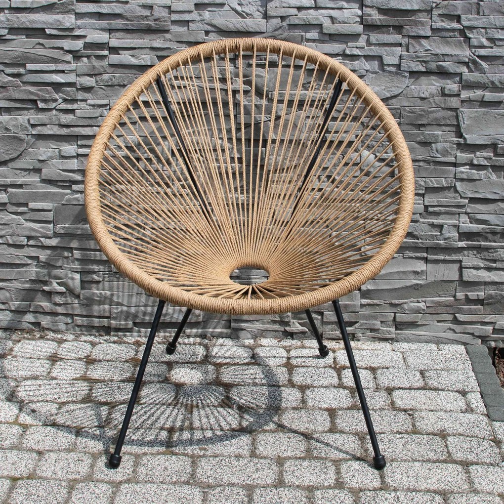 Záhradné kreslo ACAPULCO - natural