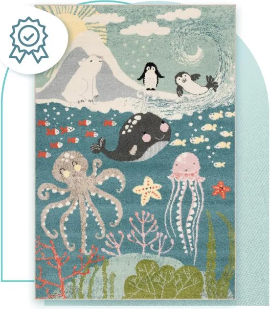 Koberec Funky Top Artica modrý