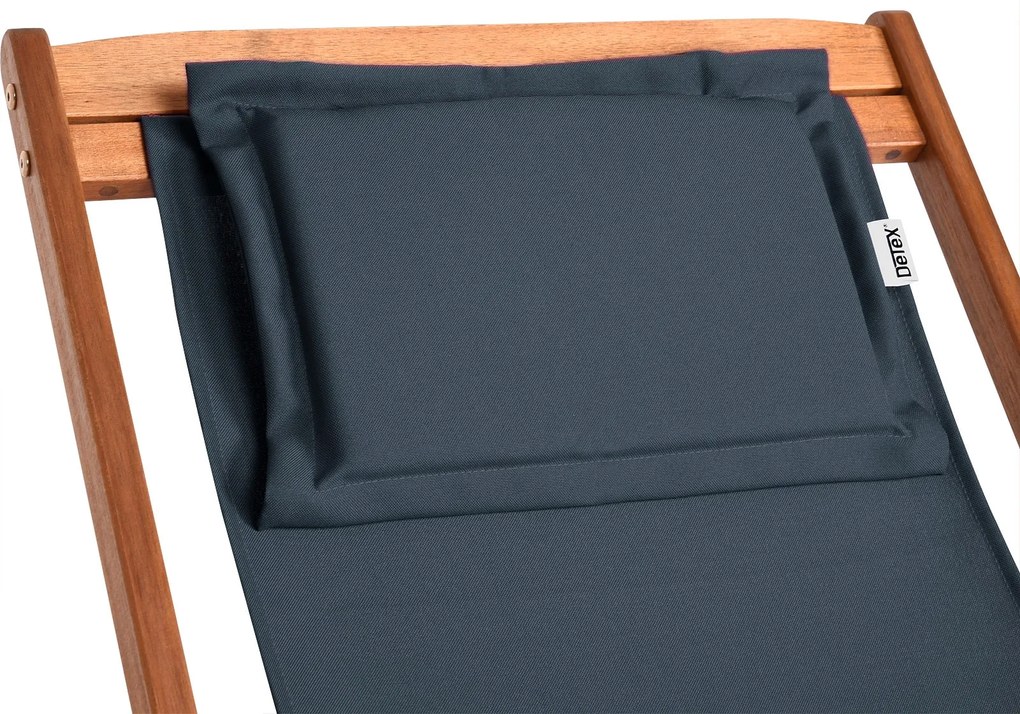 Záhradné lehátko SIENA, 65x87x102cm, antracitová Jurhan