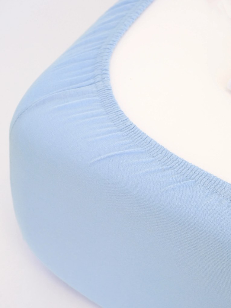 Jersey plachta Classic 160 x 200 cm – svetlo modrá