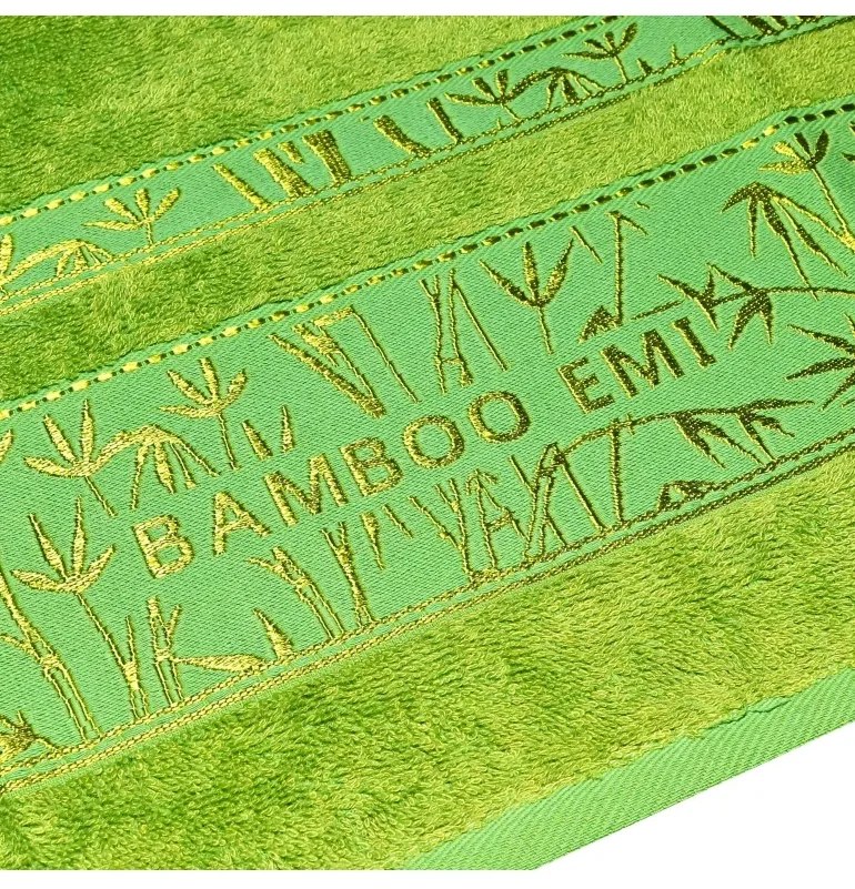 Uterák bamboo zelený 50x100 cm EMI