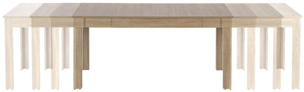 Jedálenský rozťahovací stôl Severo 160/300 cm dub sonoma