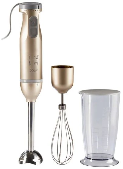 SILVERCREST® KITCHEN TOOLS Tyčový mixér 2 v 1 SSMS 600 E5 (champagne) (100354810)