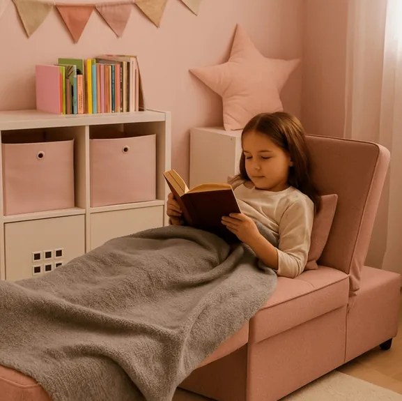 Kreslo EMILIO 67 cm, ružové