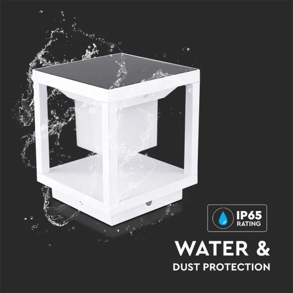 LED Solárne svietidlo so senzorom LED/2W/5,5V 3000K IP65 2600 mAh biela