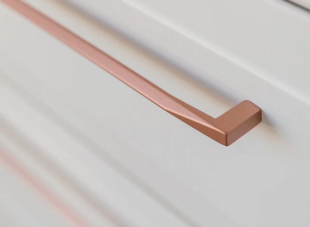PROXIMA.store - Luxusný nočný stolík glamour - ROSA BIANCA FARBA: biela