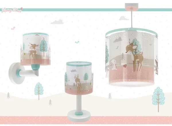 Dalber 61272 - Detský luster LOVING DEER 1xE27/60W/230V