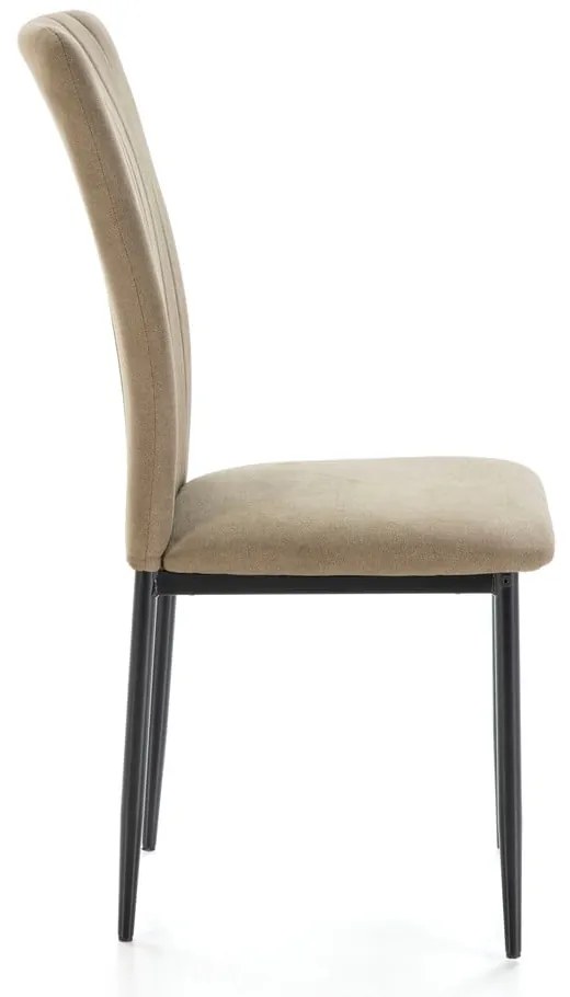 Kaki jedálenské stoličky v súprave 4 ks Holly – Marckeric