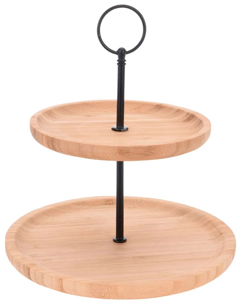 Drevený servírovací podnos Eta1, 21x23,5 cm