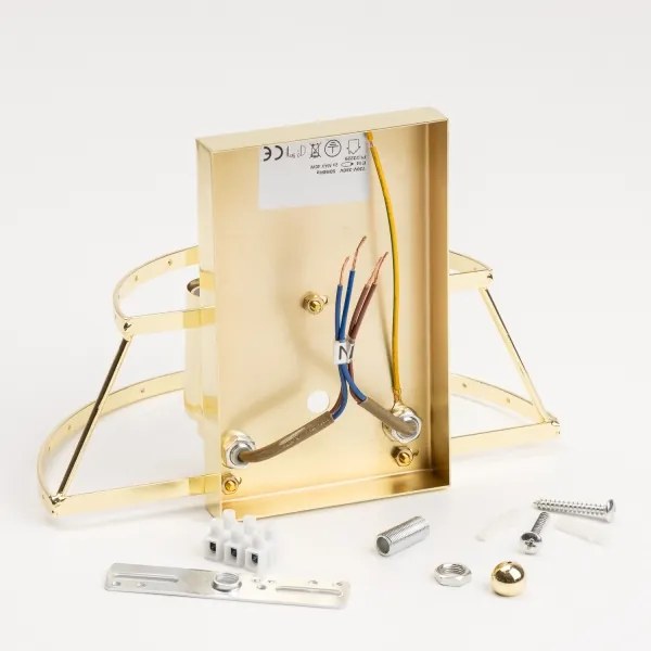 Brilagi - LED Krištáľové nástenné svietidlo MOZART 2xE14/40W/230V zlatá