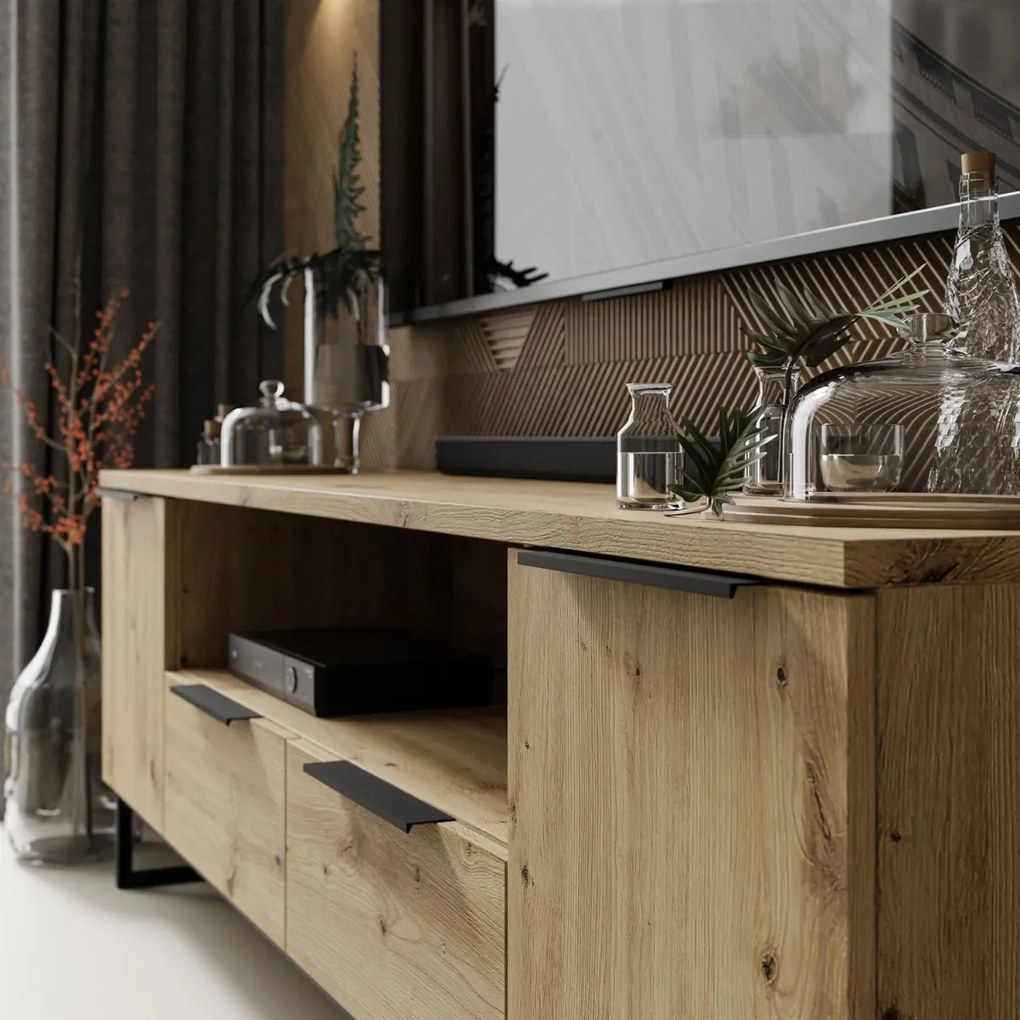 TV STOLÍK VALBO DUB ARTISAN 179 cm
