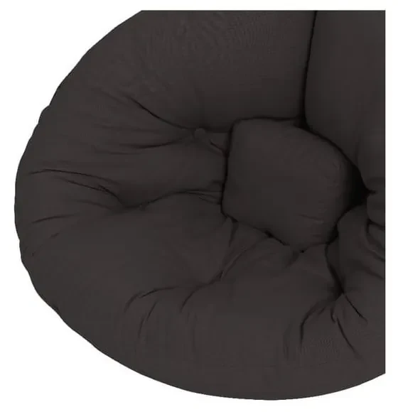 Rozkladacie detské kresielko tmavosivej farby Karup Design Mini Nido Dark Grey
