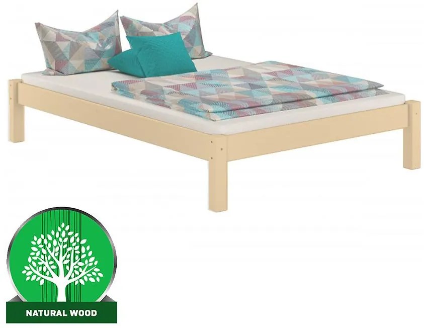 Posteľ Dora 140x200 borovica surová
