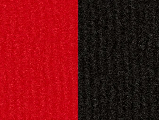 Rozkladacia pohovka Arco P - červená / čierna