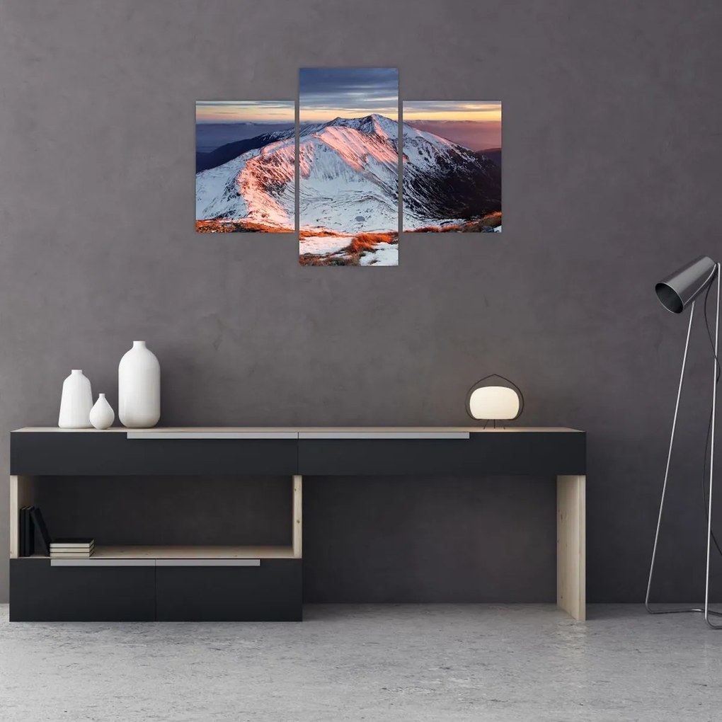 Obraz - Zimná horská panoráma II. (90x60 cm)
