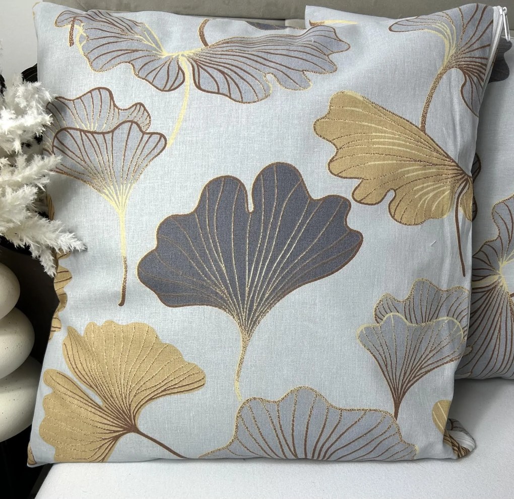 INTERMEDIC SK Posteľná obliečka Ginko Grey na vankúšik 40x40cm