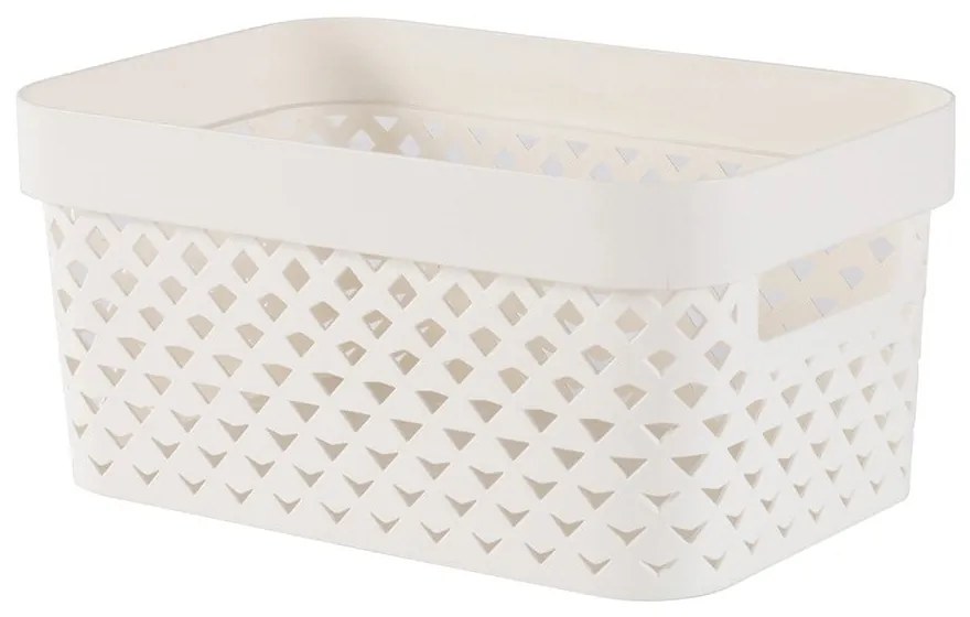 Béžový plastový úložný box 26x17,5x12 cm Pure – Curver