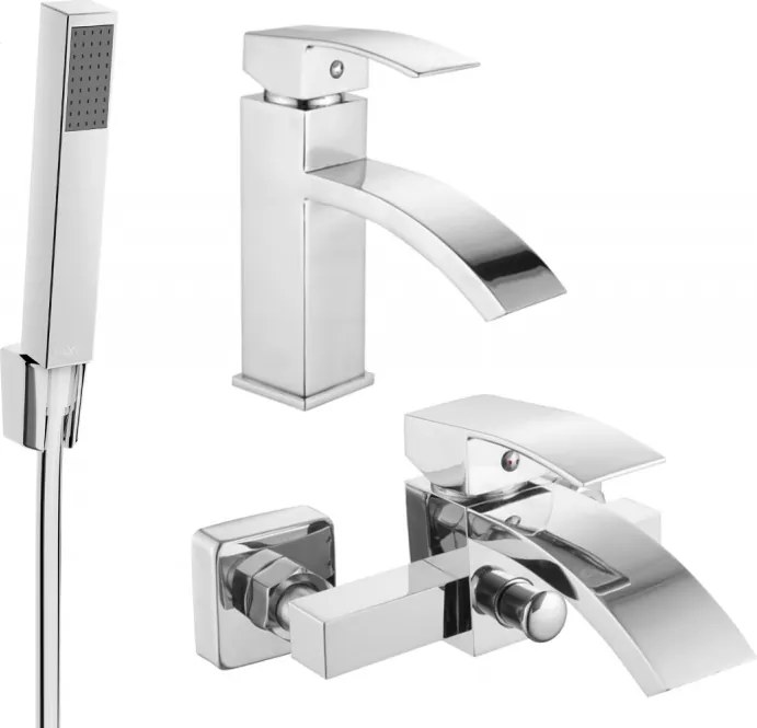 Mexen Libra R77 vaňová súprava, chrómová - 745103R77-00